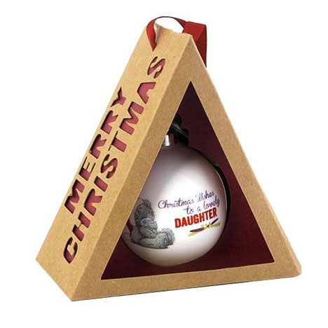 Daughter Me to You Bear Christmas Bauble £5.00